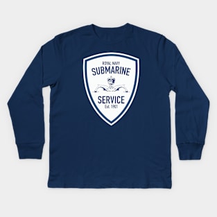 Royal Navy Submarine Service Kids Long Sleeve T-Shirt